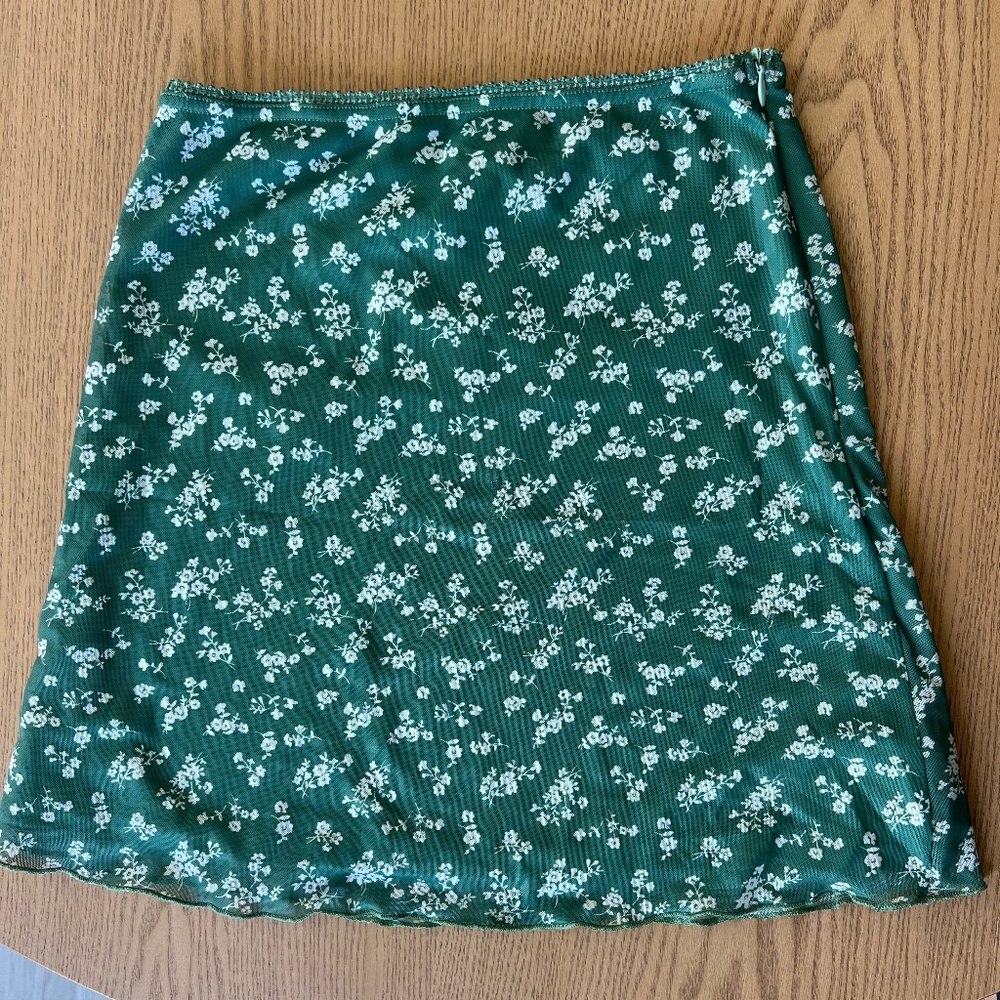 Princess Polly Green Mini Skirt